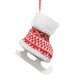 thumbnail image 1 of CHAO Adornos navideños colgantes para árboles de Navidad Adornos navideños colgantes para patines de Navidad Adornos para árboles de Navidad Cuadrícula de lana roja A04, 1 of 5