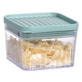 thumbnail image 1 of Recipientes herméticos para almacenamiento de alimentos de cocina, recipientes de plástico transparente para cereales, café, frutos secos, pasta (300 ml), 1 of 6
