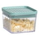 thumbnail image 1 of Recipientes herméticos para almacenamiento de alimentos de cocina, recipientes de plástico transparente para cereales, café, frutos secos, pasta (300 ml), 1 of 6