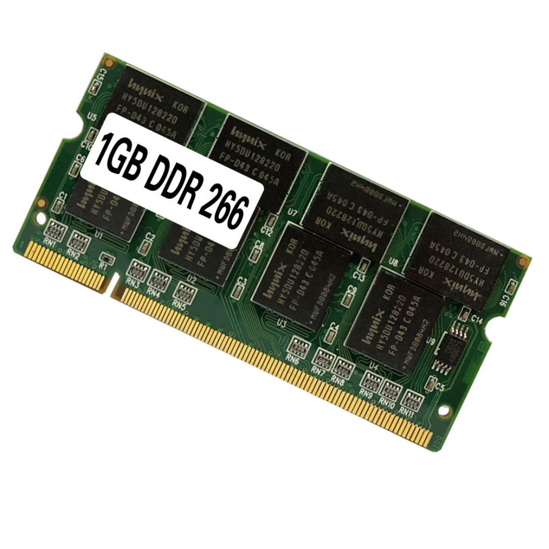 Laptop Memory Ram SO-DIMM DDR1 PC 2100 / DDR  266 MHz 1GB 200PINS for Notebook Computer
