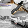 thumbnail image 6 of 2025 Upgraded Dog Ramp for Couch, Foldable Small Dog Ramp for Low Bed, 4 Adjustable Height from 13'' to 21", Portable Stable Pet Steps with Non-Slip Pad, Pet Ramps Use for Sofa Couch Stairs, 6 of 13