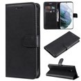 thumbnail image 1 of Nalacover Wallet Case for Samsung Galaxy S23 Ultra, Card Slots Holder Magnetic Clasp Premium Luxury PU Leather Flip Folio Cover with Kickstand Wrist Strap Soft Silicone Shockproof Case,Black, 1 of 7