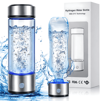B BARTANS, Fast Electrolysis Hydrogen Water Bottle, Portable, USB