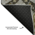 thumbnail image 5 of Addison Rugs Mayfield Premium Machine Washable Transitional Panels Brown Rectangle Rug, 9' x 12', 5 of 7