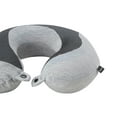 Brookstone Cool Touch Memory Foam Head and Neck Travel Pillow for