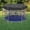 6 feet, variant on Trampoline Sunshade Cover 14ft Trampoline Top Cover Weatherproof Debris Protection Cover for Outdoor Backyard