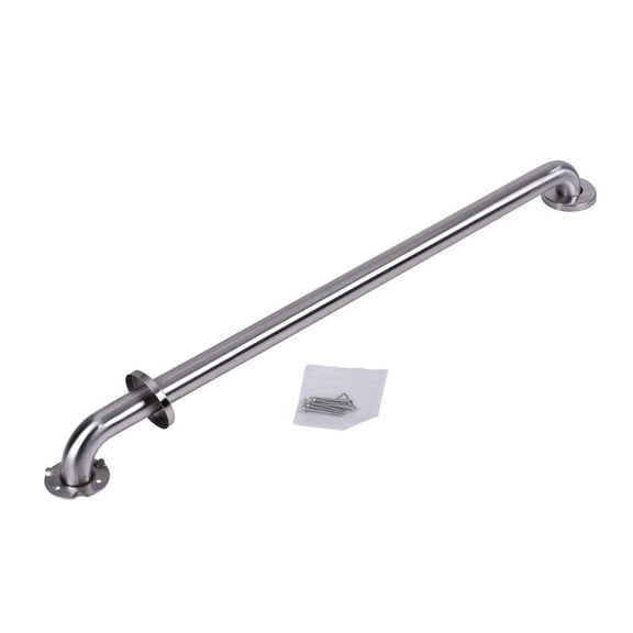 Oatey Dearborn 36 in Grab Bar 1-1/2 in Diameter Concealed Mount - Stainless Steel