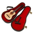 thumbnail image 1 of Modelo de guitarra decoración exquisita mini guitarra de madera apariencia real con caja para exhibición ANGGREK Otros, 1 of 8