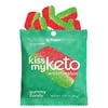 NEW AND IMPROVED Kiss My Keto Candy Watermelon Keto Gummies - Low Sugar (1g), Low Carb Candy (3g-Net) | Soy & Gluten Free, Plant-Based, 80 Calories | Keto Snack Naturally Flavored, Non-GMO,