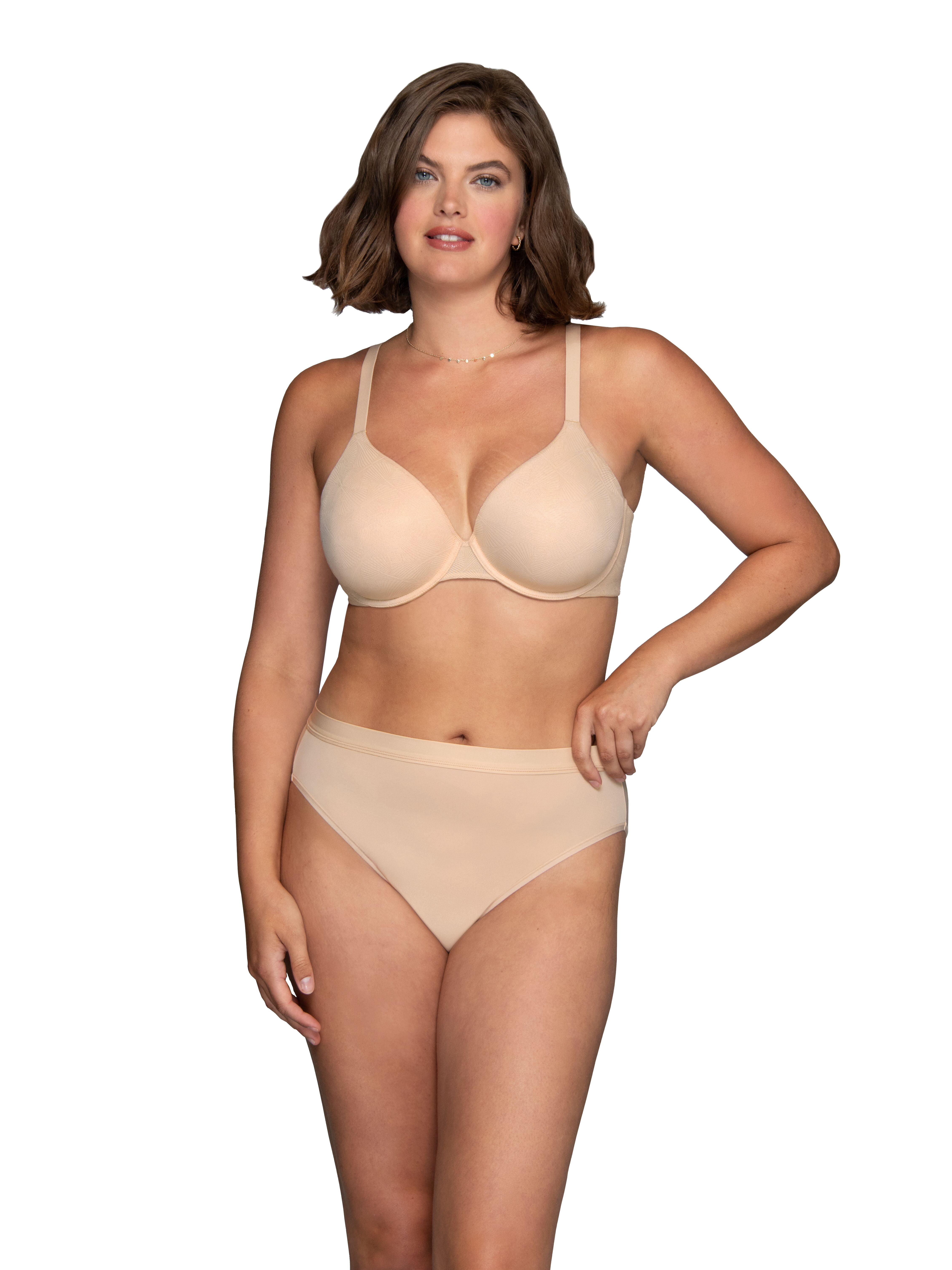 Vanity Fair Lingerie Women's Breathable Luxe Underwire Bra, Side Support, Lightweight Comfort, Style 75223