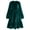 Green, variant on OBEEII Kids Girls Long Sleeve Solid Color Velvet Ruffle Dress Party Dress Girls' Chvurch Prayer Long Sleeve Dress Stage Performance Dress 11-12 Years Green