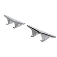 thumbnail image 3 of Attwood 6245-6 Chrome-Plated Zinc Cleats, 6 Inches Long, 2 3/32 inches Wide, Install With 4 Included #10 Fasteners, 3 of 5