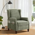 thumbnail image 6 of MALOL Wingback Pushback Recliner Chair, Living Room Accent chairs, Recliner Sofa with Footrest, Green, 6 of 11