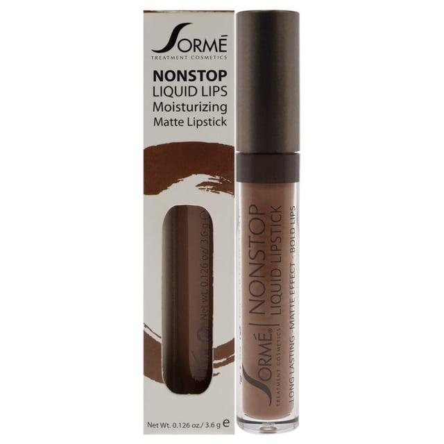 Lápiz labial líquido mate humectante Sorme Cosmetics Nonstop 271 Ribbon 0.126 oz
