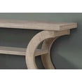 thumbnail image 2 of Entry Table with Curved Design & Ample Space - Brown Laminate, 2 of 6