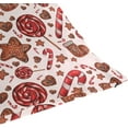 thumbnail image 6 of GZHJMY Christmas Festive Candy Cane Lollipop Gingerbread Throw Pillow Covers Pillowcase Sofa Decor Back Cushion Case Holiday New Year Housewarming Gift 20" × 20", 6 of 6