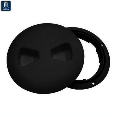 T-H Marine DPSLP61DP; Designer Deck Plate 6 inch Black