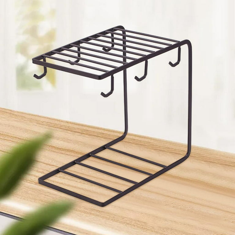 Anti-slip Iron Mug Holder Cup Rack Saving Space Glass Cup Stand 6 Water Cup  Draining Holder Home – the best products in the Joom Geek online store