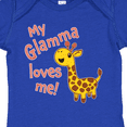 thumbnail image 4 of Inktastic My Glamma Loves Me Cute Giraffe Boys or Girls Baby Bodysuit, 4 of 5