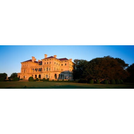 Mansion The Breakers Ochre Point Avenue Newport Rhode Island USA Canvas Art - Panoramic Images (12 x