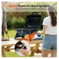 thumbnail image 6 of BNHHYYDS Portable Propane Grill, 1-Burner Gas BBQ Grill for Camping & Tailgating, 6 of 8