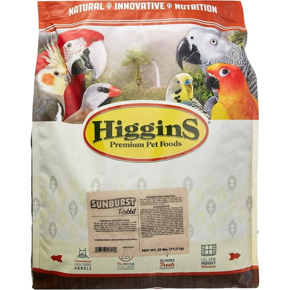 Higgins Sunburst Rabbit Small Animal Food, 25 Lb
