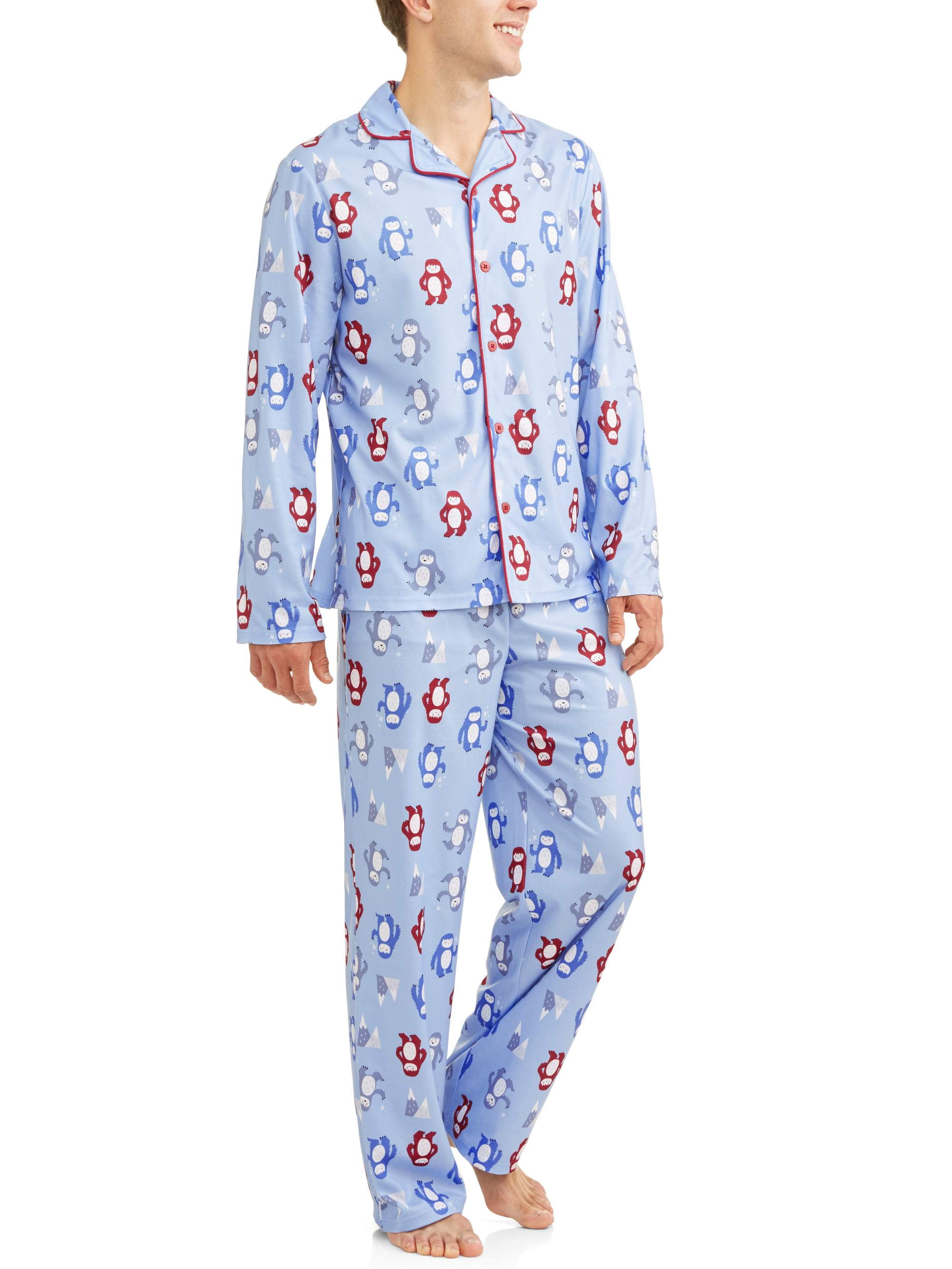 Toast & Jammies Holiday Family Sleep Yeti Notch Collar Pajamas, 2piece