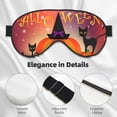 thumbnail image 4 of Xecao Halloween for Soft Fluffy Sleeping Blindfold, Nap eye cover tailored for the utmost comfort for girls, women, kids, and adults., 4 of 7