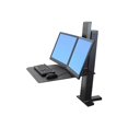 thumbnail image 2 of Ergotron WorkFit-SR - Convertisseur de Bureau Assis-Debout - Noir, 2 of 8