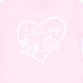 thumbnail image 4 of Inktastic I Love My Big Sis in White Chalk Heart Boys or Girls Baby T-Shirt, 4 of 5