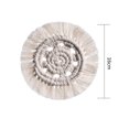 thumbnail image 3 of Borlas Posavasos De Macramé Hecho A Mano Mantel Individual Para Bebidas Decorativas De Estilo Bohemio Inevent HA045814-03, 3 of 5