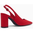 thumbnail image 3 of Women's Pointed Toe Block Heel Pumps Slingback Chunky Heel Slip On Work Party Dress Shoes, 3 of 3