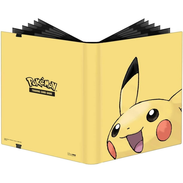 Ultra PRO - 2025 Pikachu 9 Pocket PRO Binder for Pokémon Cards & Standard Size Cards, Holds up to 360 Cards in Ultra PRO 9 Pocket Pages