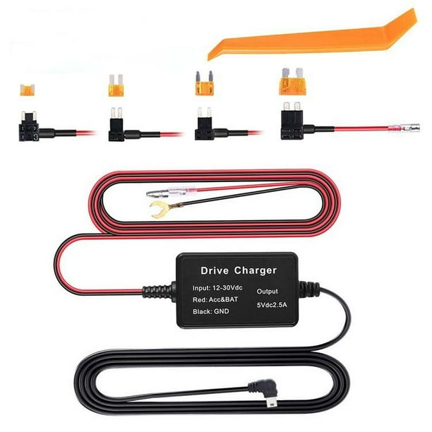 KIZOCAY Buck Line 24 Hour Parking Monitoring，Hardwire Kit Charging