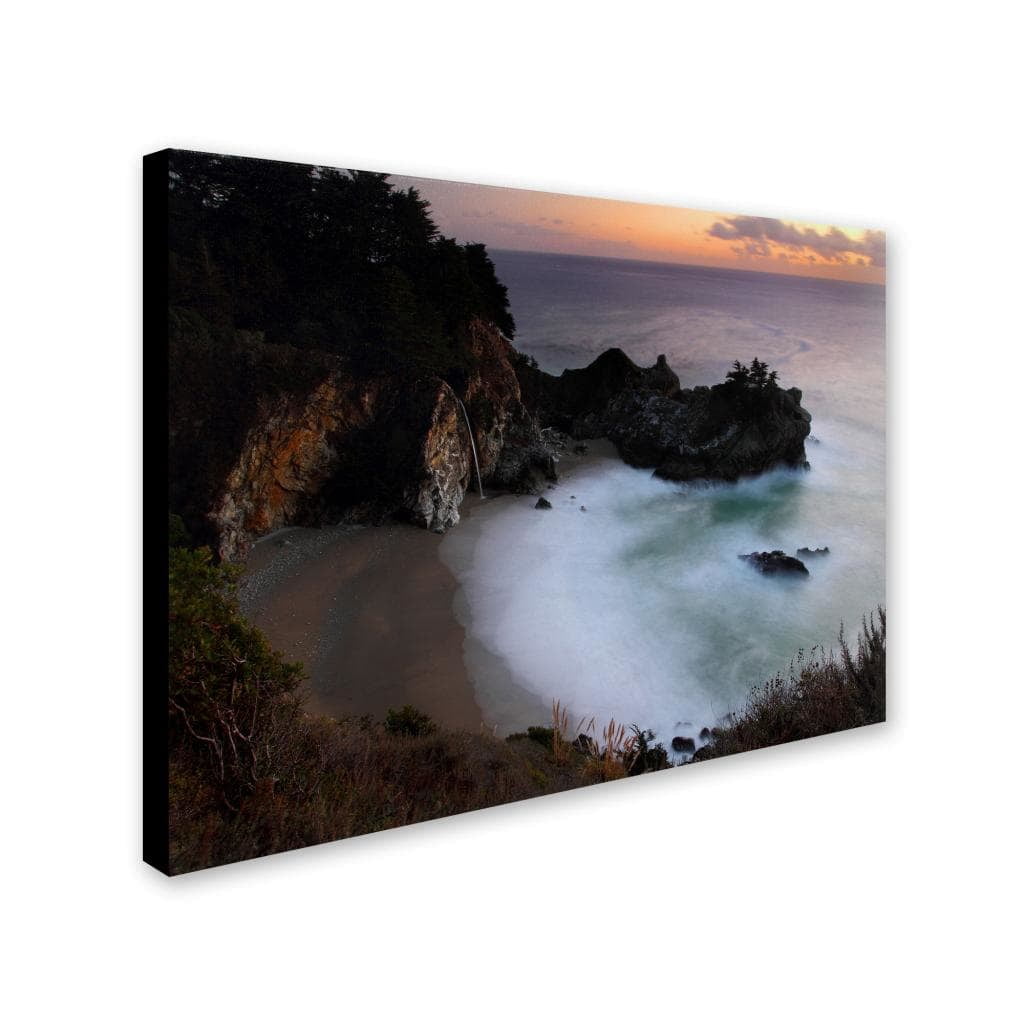 Trademark Fine Art "Mc Way Falls" Canvas Art by Pierre Leclerc
