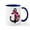 White/Navy Inside, variant on CafePress - Pink Ribbon Anchor Mugs - 11 oz Ceramic Mug - Novelty Coffee Tea Cup
