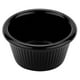 thumbnail image 1 of Conseguir. Rm-387-Bk 2 Onzas. Ramekin Estriado De Melamina Resistente A Roturas, Color Negro (Paquete De 12), 1 of 4