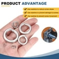 thumbnail image 4 of 60 Pcs M10 Split Lock Washer Spring Lock Washer 10mm ID 15.8mm OD 2.75mm Thick, 4 of 6