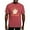 Crimson Red, variant on - Boo Haw: Playful Ghostly Design Men's Comfort Colors® T Shirt - Mens Comfort Colors Shirt