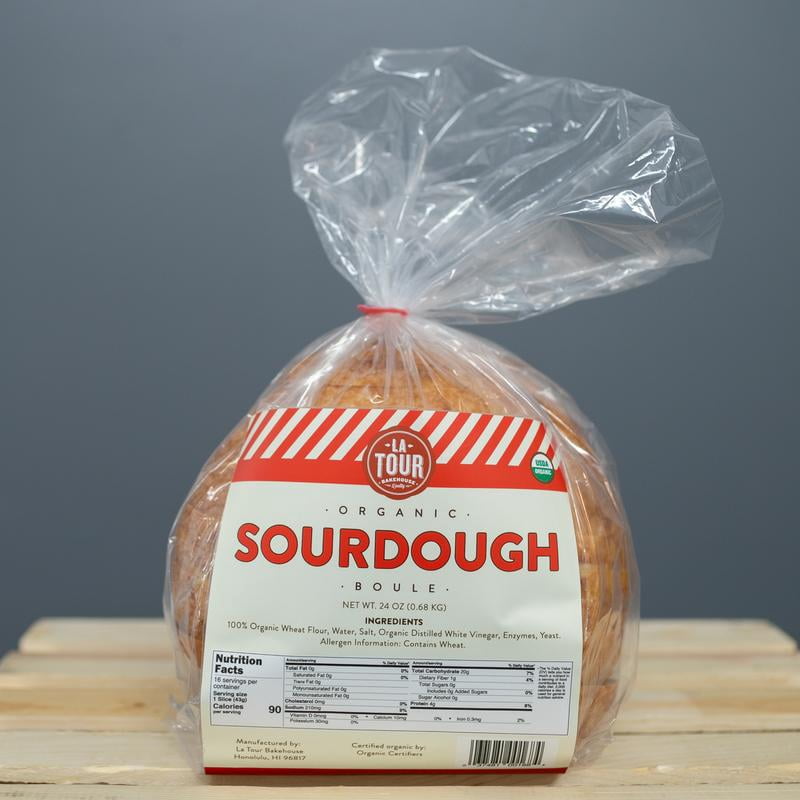 La Tour Bakehouse Organic Sourdough Bread Regular Size