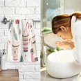 thumbnail image 7 of Yayeee 2 Pack Hand Towels for Bathroom 100% Cotton 16" x 28" Soft Absorbent Kitchen Towel, Christmas Cups, 7 of 7