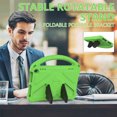 thumbnail image 4 of ELEHOLD Rugged Case for Walmart Onn 7.0 Inch Gen 4 2024 Kids Friendly EVA Full Body Protective with Kickstand Handle Grip Shockproof Anti-Scratch Case, Green, 4 of 7