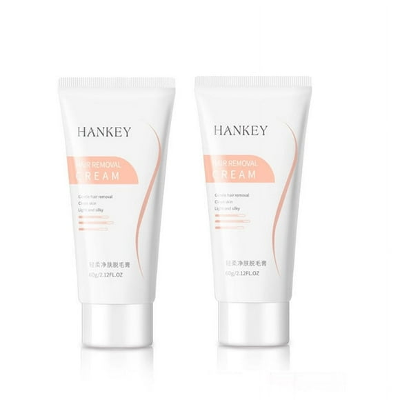 2PCS Hair Removal Cream for Women, Intimate Skin Friendly Depilatory Cream for Unwanted Hair in Underarms, Private Parts, Pubic & Bikini Area, Painless Flawless Depilatory Cream, Sensitive Formula
