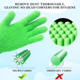 thumbnail image 5 of EvridWear Microfiber Auto Dusting Cleaning Gloves Mittens for Office House Cleaning Cars Trucks, Family Pack, 5 of 11