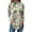Beige, variant on TQWQT Fall Tunic tops for Women Floral Print Tunic Top Long Sleeve Loose Fit Floral Printed Shirt Fall Mockneck T-Shirt Curved Hem Graphic Tee Red S