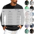 thumbnail image 5 of Men's Long Sleeve Shirts Solid Color Round Neck Waffle Weave Basic Shirt Comfort Slim Fit Casual Sports Pullover Shirt with Pocket, 5 of 5