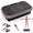 Gray, variant on LAZY BUDDY Vibration Plate Exercise Machine, Whole Body Vibrating Platform with Remote Control, Resistance Bands, LED Display & Magnetic Acupressure