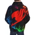 thumbnail image 6 of Fairy Tail Mens Active Sweatshirts Cozy Hoodie 3d Graphic Sweater Casual Winter Clothes Tops Coat Small, 6 of 7