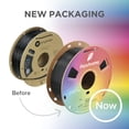thumbnail image 3 of Polymaker Panchroma Gradient Translucent Rainbow PLA Filament 1.75mm, 3D Printing PLA Filament 1kg Spool (2.2lbs) - Panchroma High Translucency Multi, 3 of 6