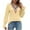 Yellow, variant on Scyoekwg Fall Shirts for Women Trendy Tops for Women V-Neck Eyelet Tops Crochet Lace Trim Elegant Shirts Solid Color Vintage Casual Fall Clothes Long Sleeve Tops Lightweight Loose Pullover